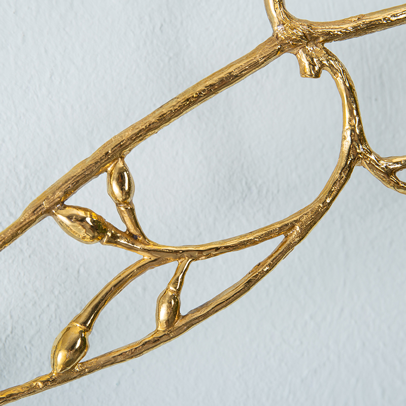 Solid Brass Coat Hanger Details