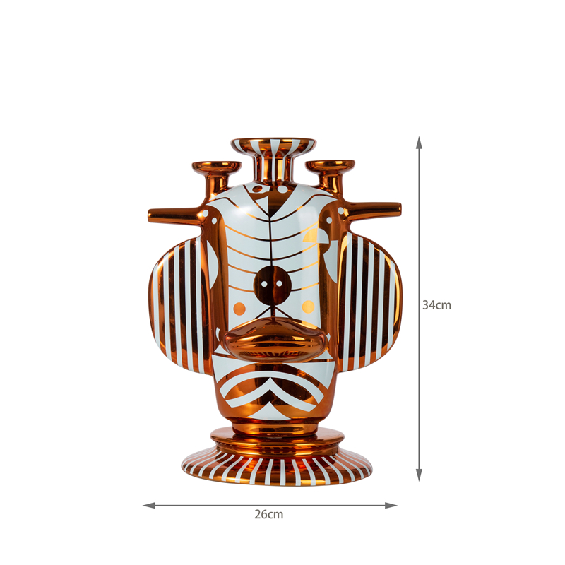 ODM Duck Elefant Multivase Vase Jaime Hayon Three-Headed Flower Vas Ceramic Floral Ornaments Manufacturer, Factory