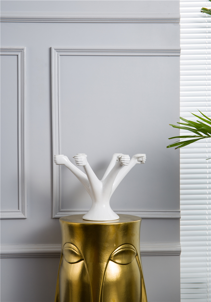 Ceramic Floral Stand Detail