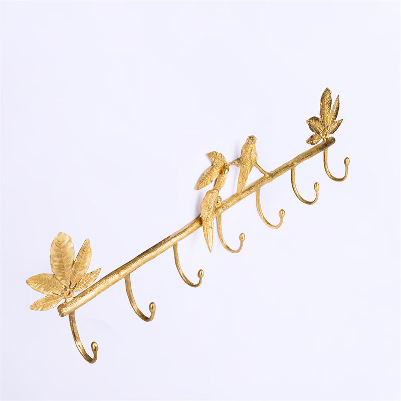 ODM 7-Head Long Hook A-12 Brass Material  Lost Wax Casting Handicrafts Factory, Company