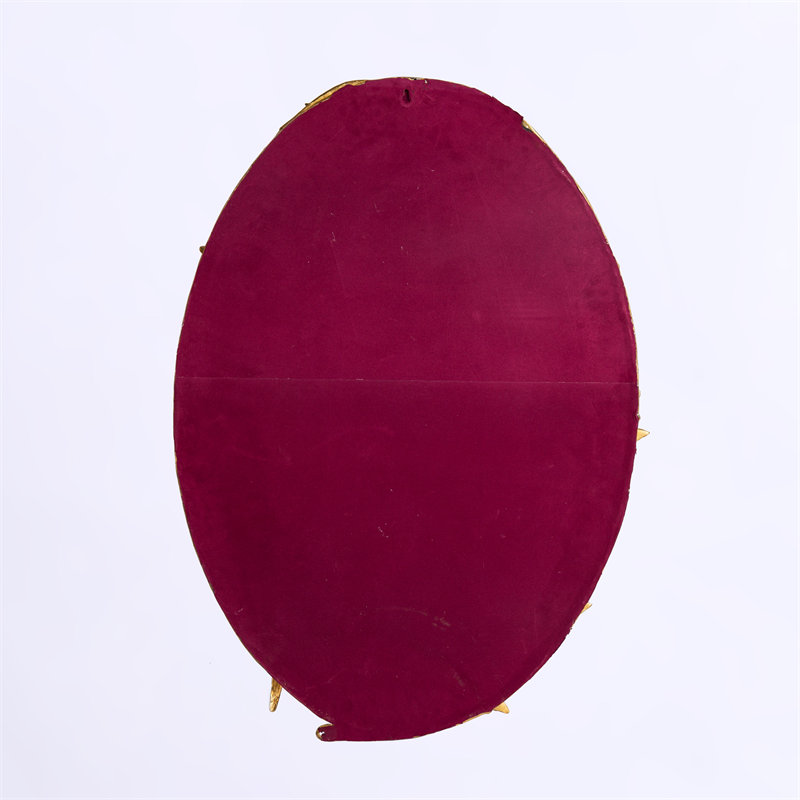 Cheap Solid Brass Large Oval Mirror Supplier, Factory
