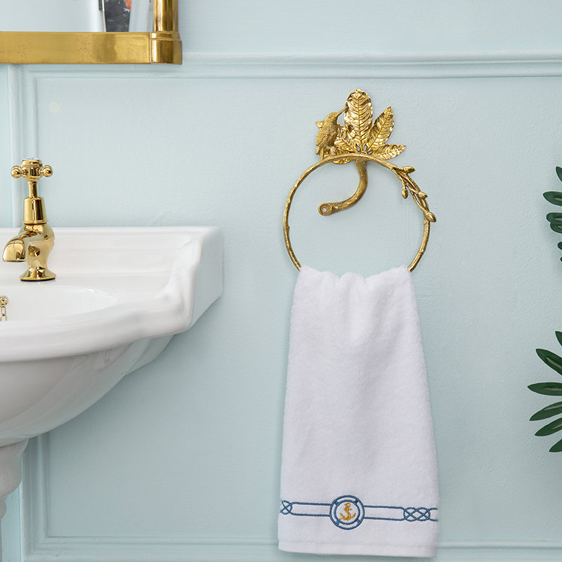 Brass Towel Rack Details