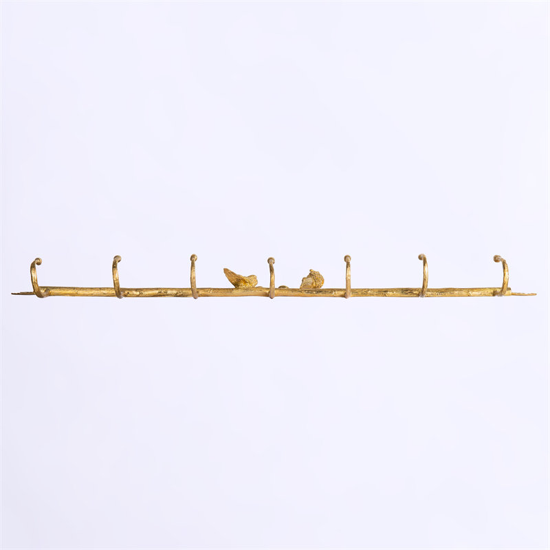 ODM 7-Head Long Hook A-12 Brass Material  Lost Wax Casting Handicrafts Factory, Company
