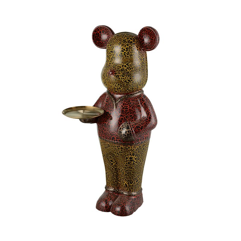 ODM Resin Crafts Resin Toys Resin Dolls Violent Bear and Football Player Series Suppliers, Companies
