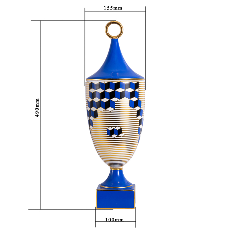 Versailles Painted Vase 2