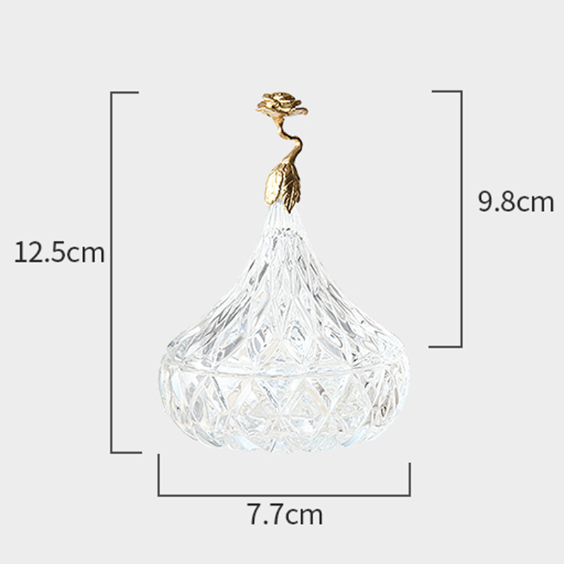 China Three-Layer Basket Three-Tiered Candy Box Three-Layer Basket Glass Bowl Brass Base Manufacturer, Manufacturers