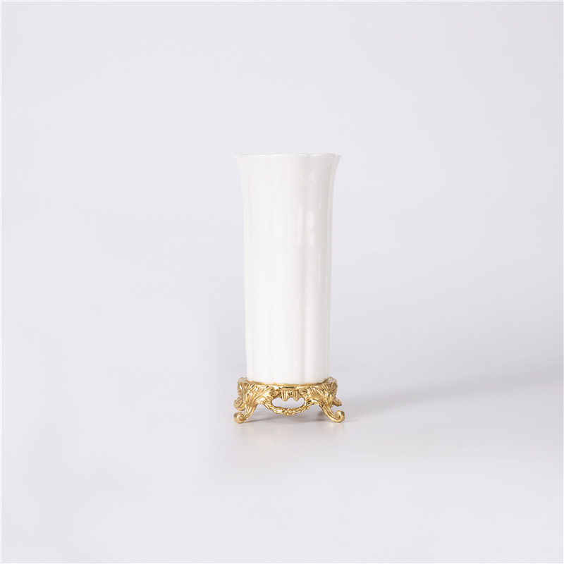 Cheap Small Vase Countertop Vase Desktop Vase Small Vase Brass Base Manufacturers, Companies