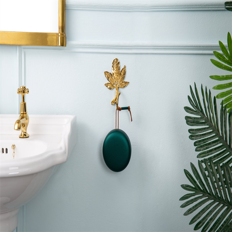 Solid Brass Small Coat Hook Detail 1