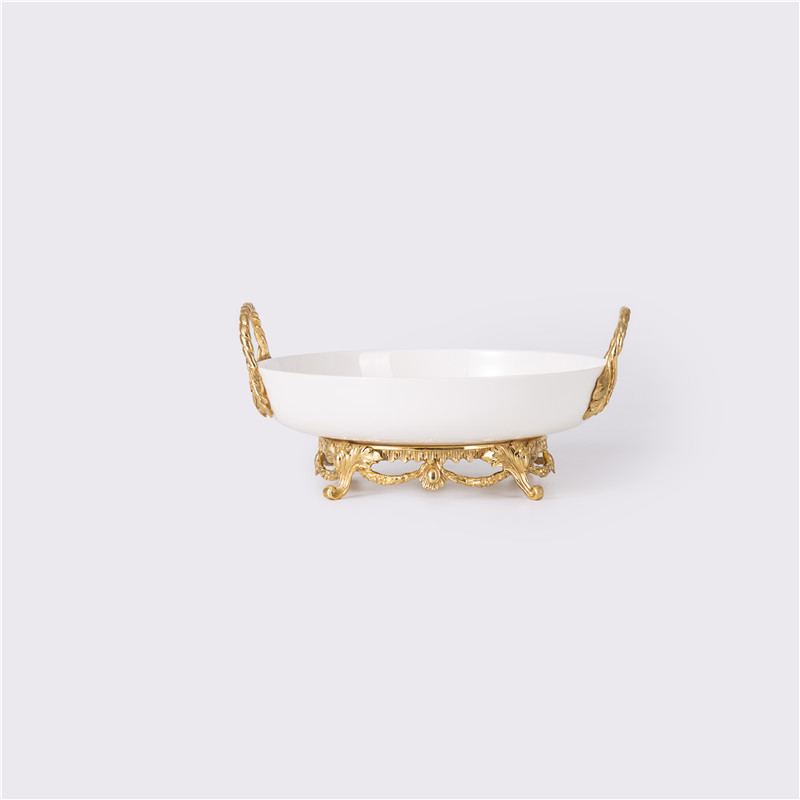 High-Quality Two-Eared Round Fruit Bowl Dried Fruit Bowl Dried Fruit Dish Manufacturer, Companies