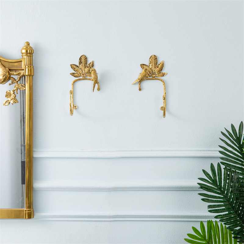 Solid Brass Towel Hook Detail 1