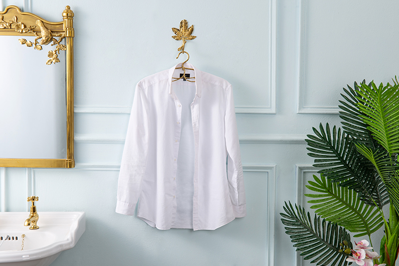 Solid Brass Coat Hanger Details