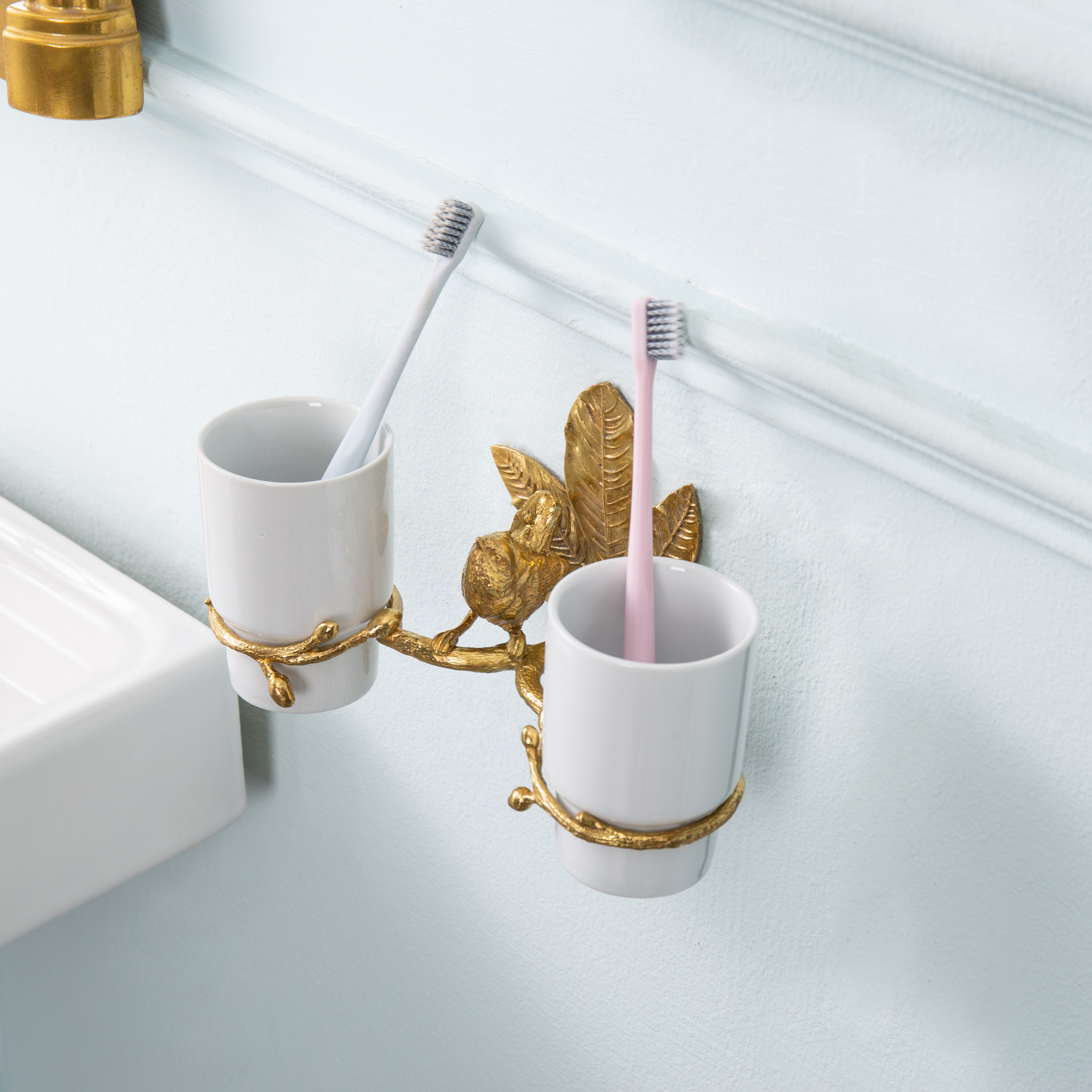 Toothbrush cup holder view 12