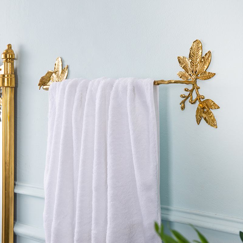 Solid Brass Towel Rack Detail 12
