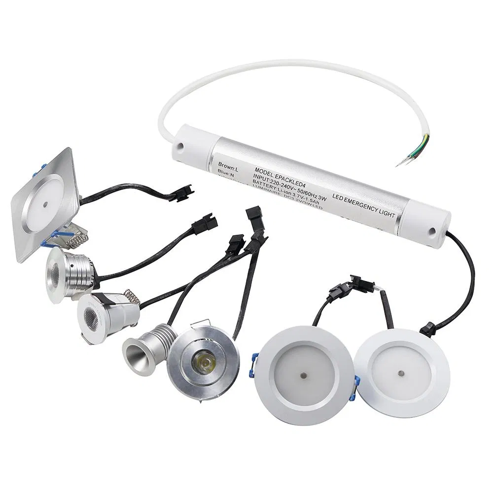 Industrial Wholesale Li-ion Battery Emergency Downlight with Professional Technical Support 3 Years Warranty
