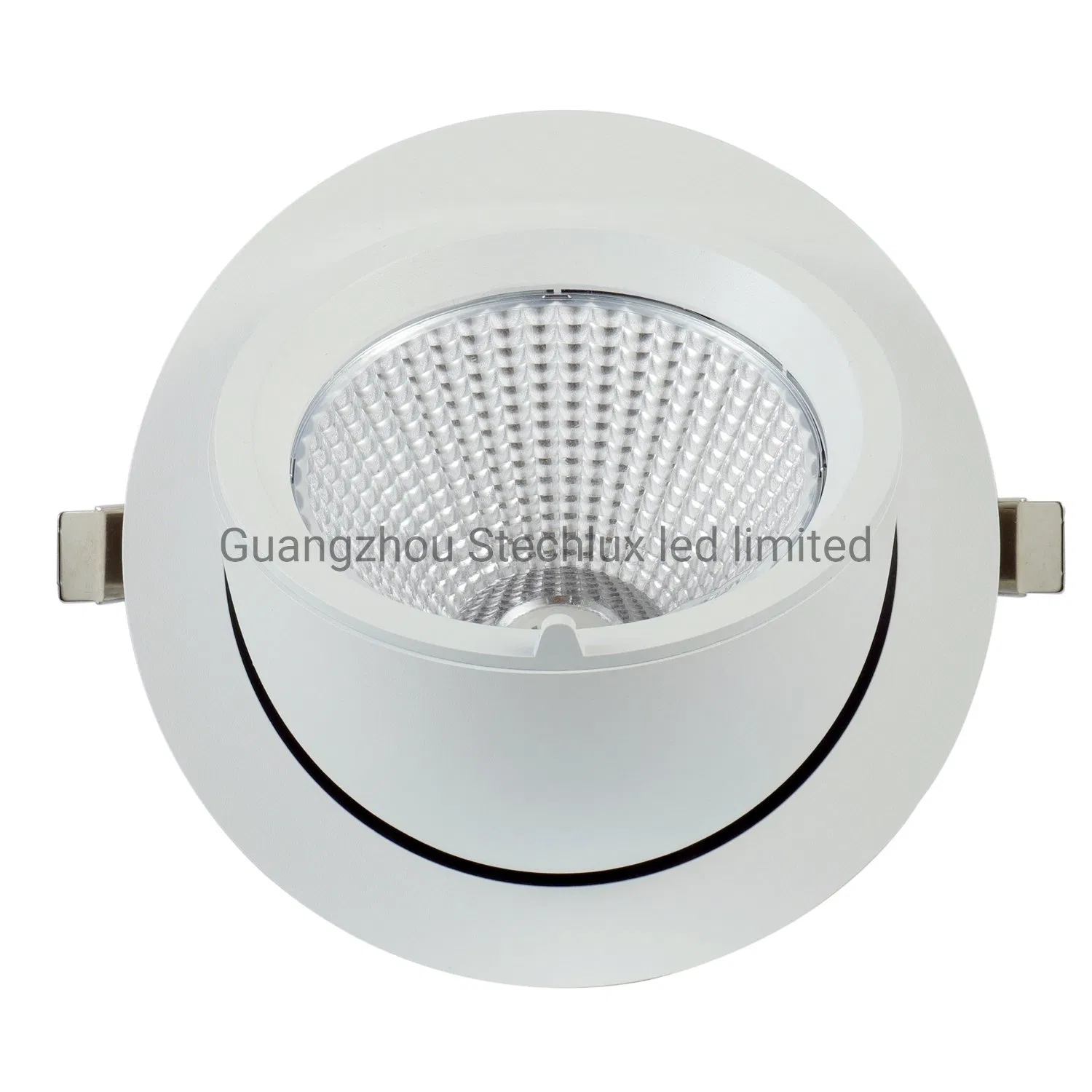 Gimbal LED Downlight Lumens Dimmable 220V Recessed Ceiling Round White Trim Adjustable Panel Pot Light