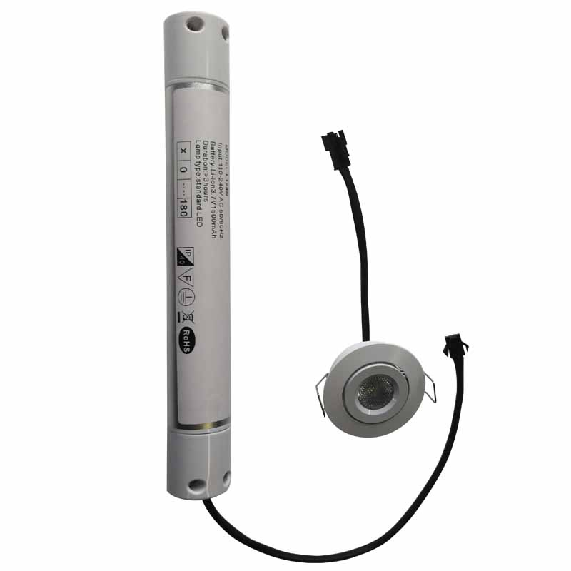 CE 3 Hours Rechargeable Recessed Emergency Down Light for Firefighters