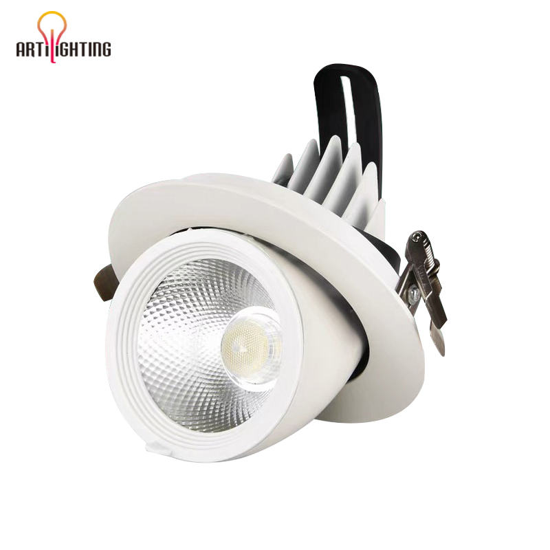High Efficiency 100lm/W CREE 25W 35W Adjustable Beam Angle 24-Degree LED COB Downlight