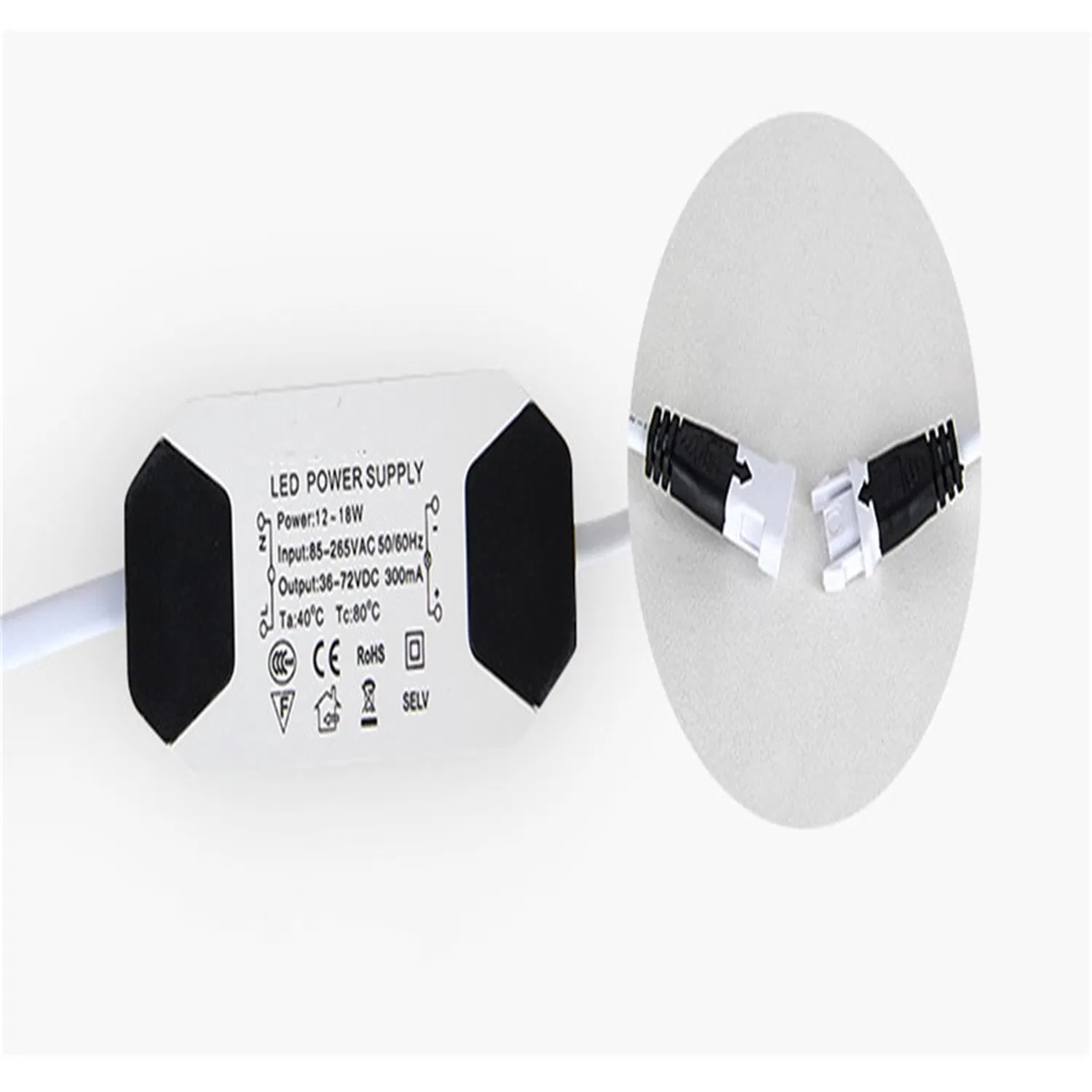 Ultra-Thin Round LED Recessed Ceiling Panel Down Light Lamp