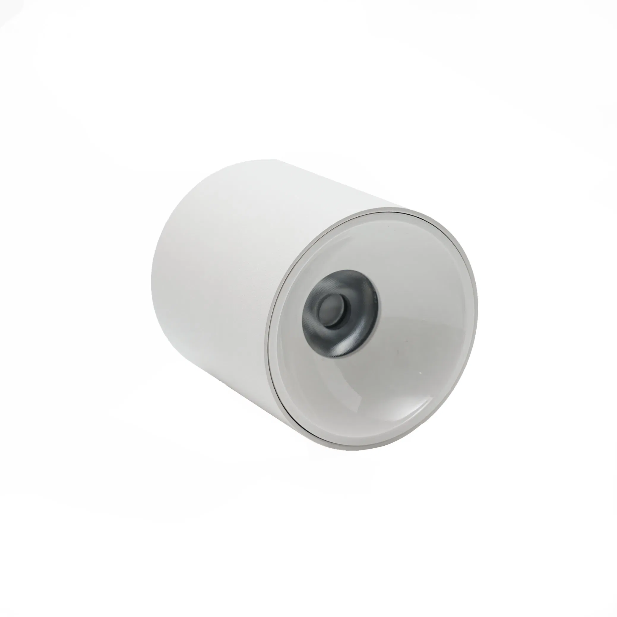 Minimalist LED Surface-Mounted Anti-Glare Round Downlight 12W CREE Chip LED Ra>95, Aluminum Body, Beam Angle 36° D80mm*H85mm