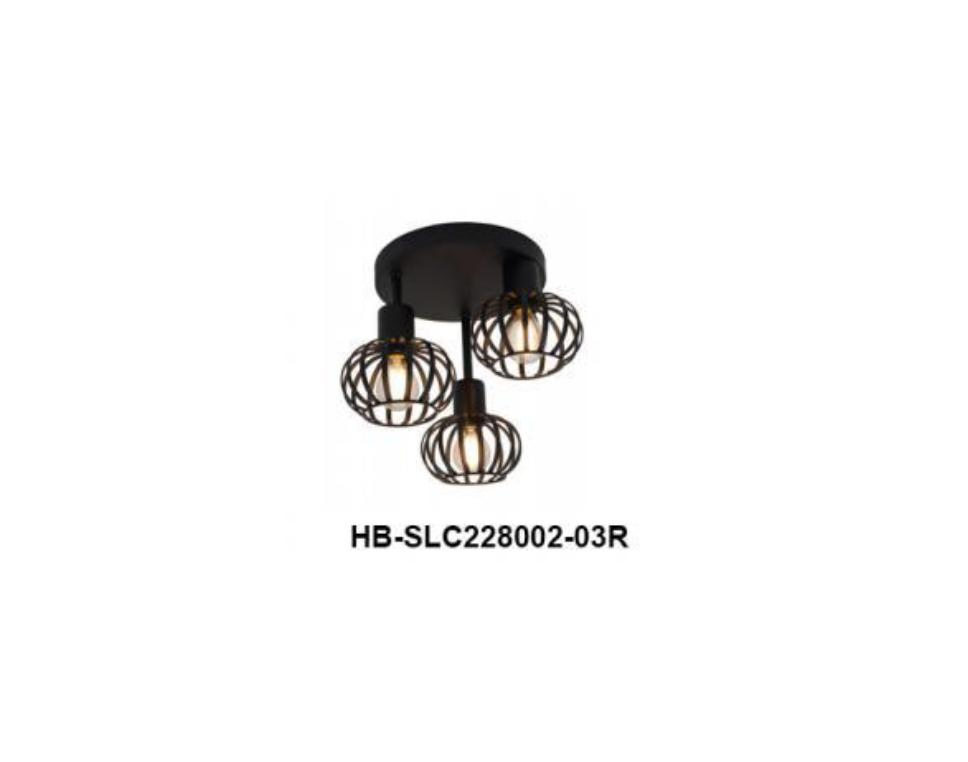 Modern Black Industrial Spot Light LED 2 Way Ceiling Spotlight Adjustable Vintage Ceiling Down Light