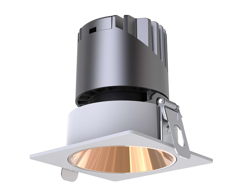 9W 0-10V Dimmable Adjustable Multi-Selective Reflector Recessed/Trimless Installation LED Downlight