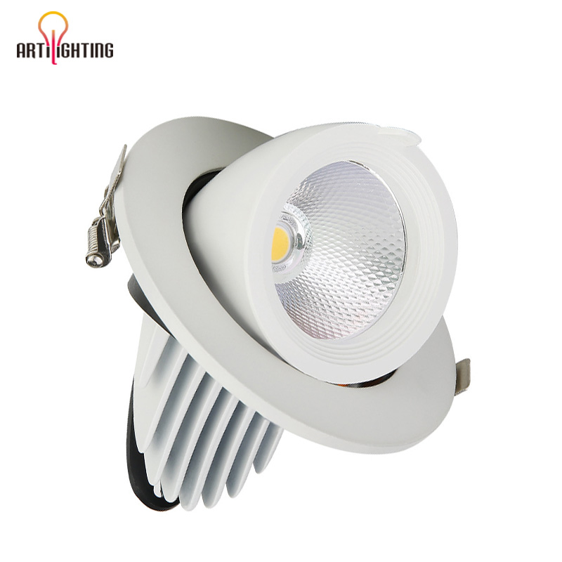 High Efficiency 100lm/W CREE 25W 35W Adjustable Beam Angle 24-Degree LED COB Downlight