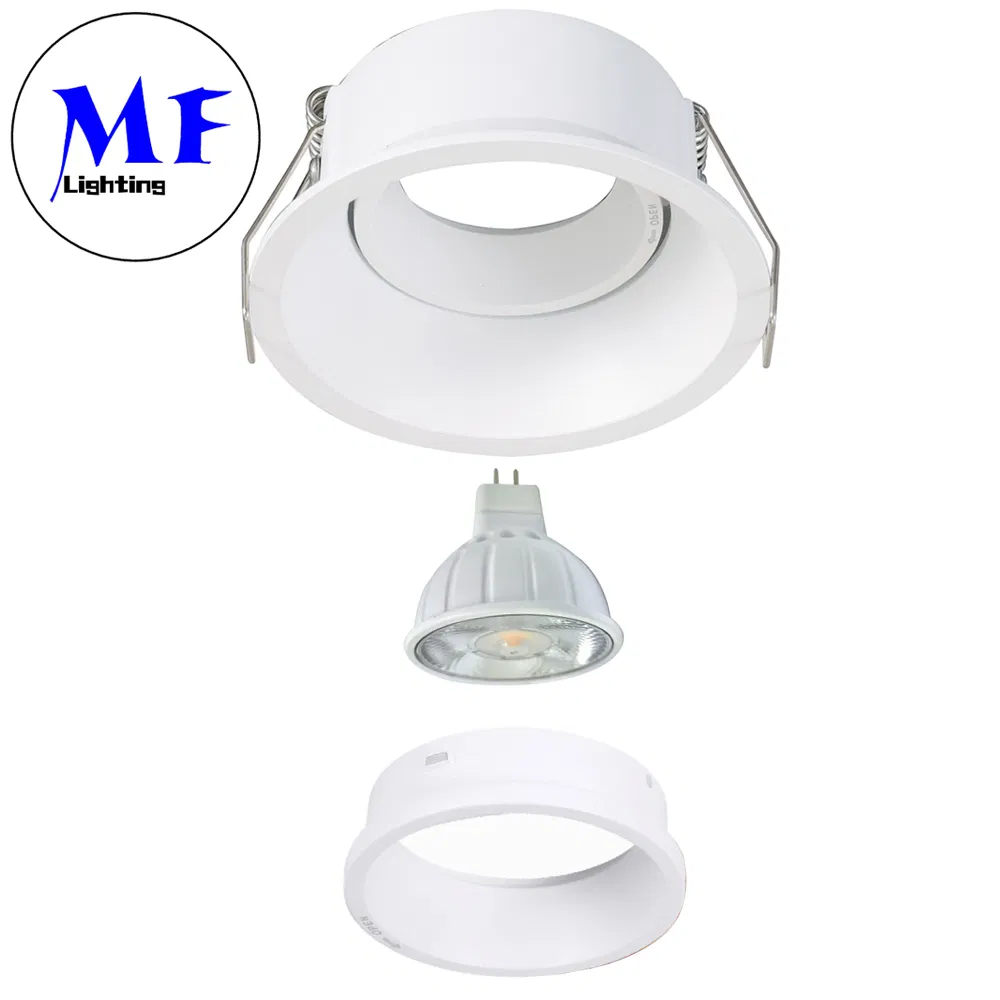 3W 5W 7W 8W GU10 MR16 Rotatable CRI 90 Anti-Glare LED Down Light White/Black LED Housing Fixture Replaceable Recessed Spot Downlight