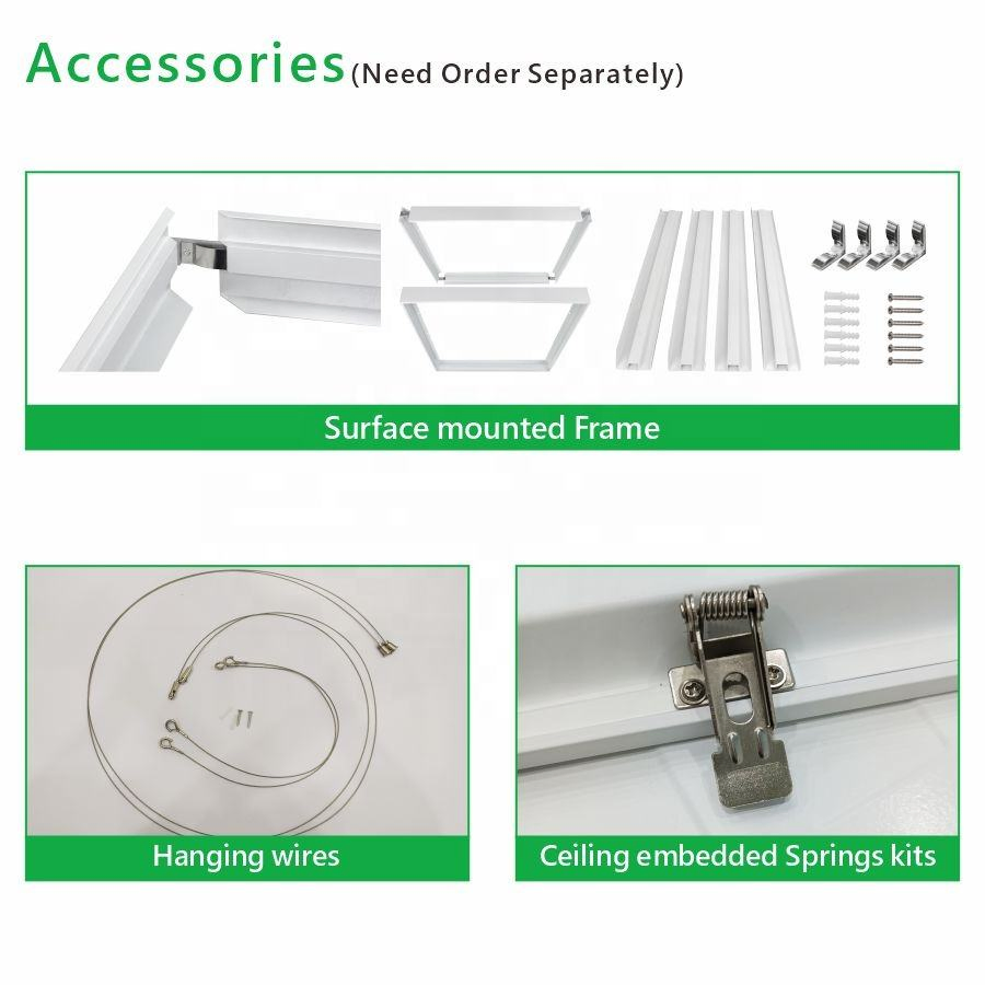 Good Price for Panel Down Light 600*600 60X120 30X120 36W 40W Office Slim Frame Back-Lit LED Panel Fixture