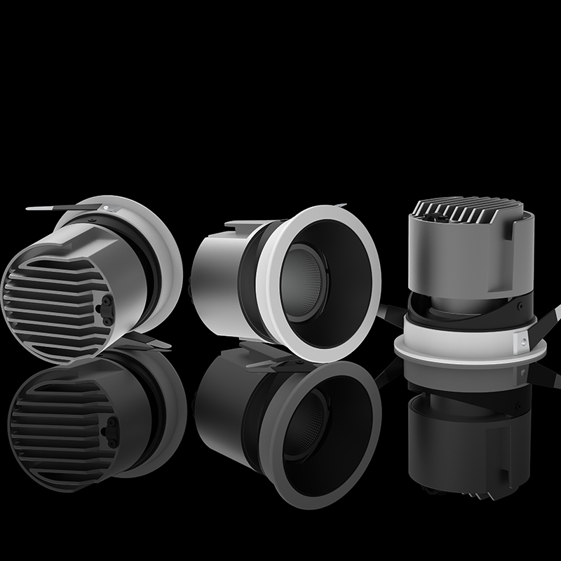 30W-35W Ra>95 Anti-Glare Ceiling Recessed Adjustable COB LED Wallwasher Downlight Spotlight