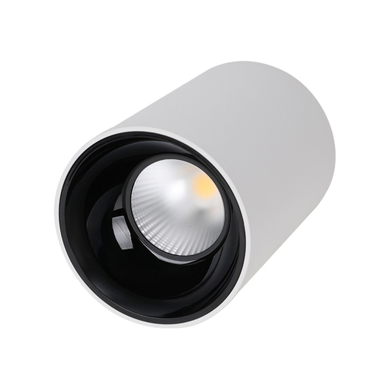LED Downlights Black Aluminium 7W 12W 18W Ceiling Surface Mounted LED COB Down Light for Hotel