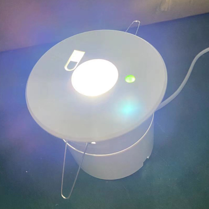 220V Rechargeable UFO Ceiling Recessed LED Fire COB Emergency Downlight