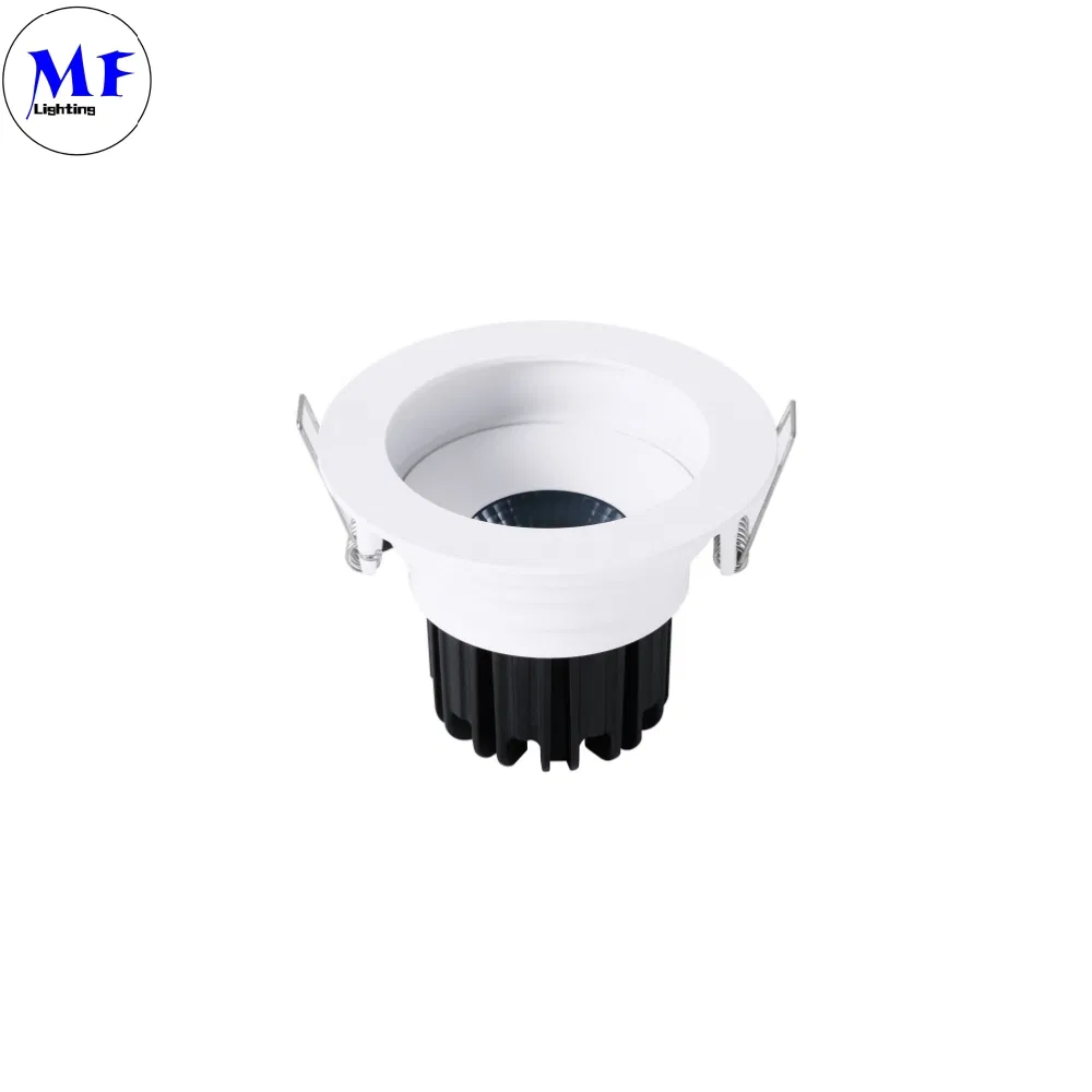 Industrial Commercial White Black Recessed 10W 12W 15W 20W 30W 40W Ceiling LED Spot Down Light for Fitness Center Museum Retail Store