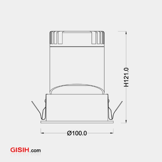 IP44 IP54 IP65 Ceiling Lights Sale Electrical Fitting Commercial LED Spot Light Ceiling Dimmable 15W COB Recessed LED Light Downlight Price Recessed Downlight