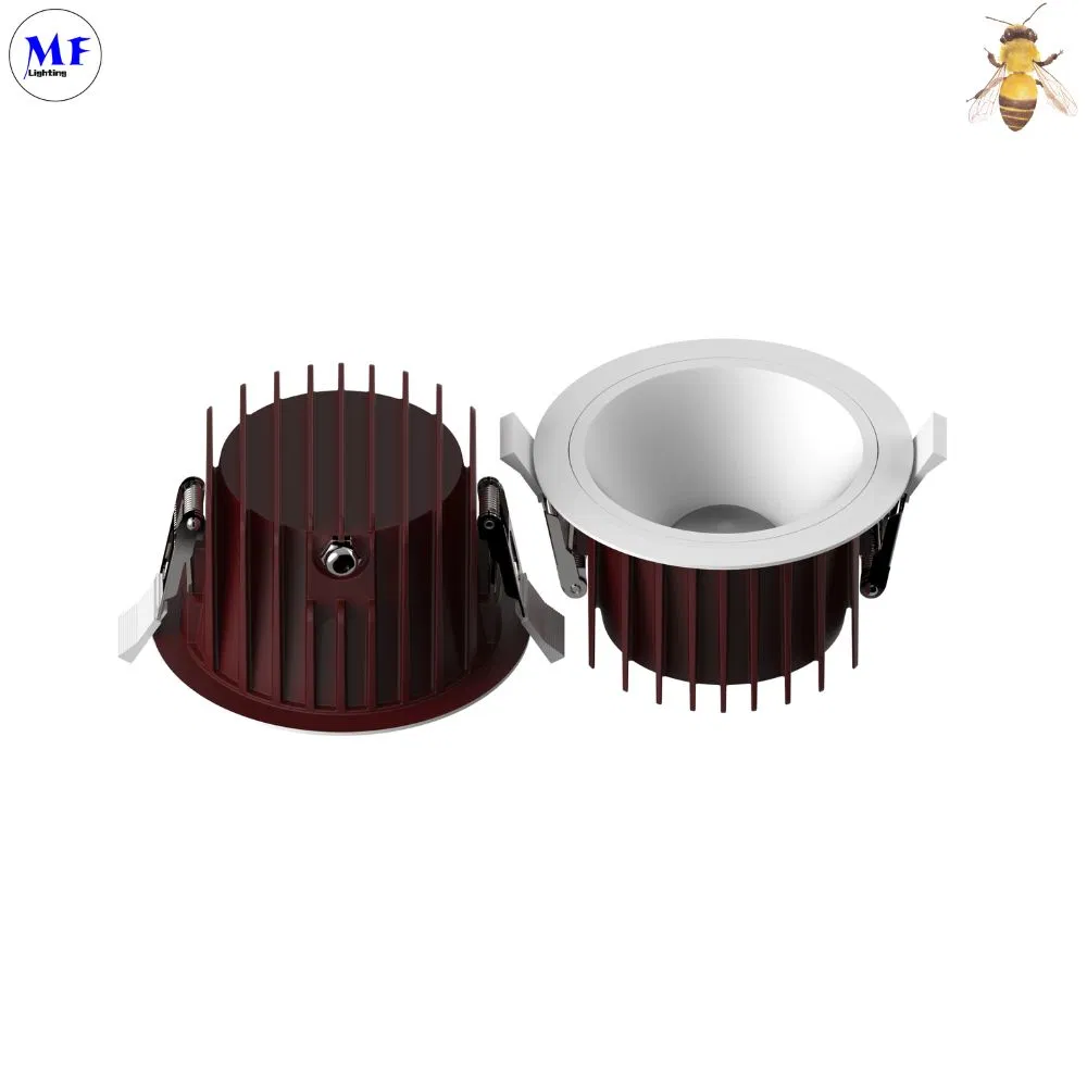 7W/10W/15W/20W/25W/30W/50W/40W/60W 2inch 3inch 4inch IP65 Waterproof Dustproof LED Spot Down Light with Dimmable 0-10V Dali Control for Bathroom Shower Room