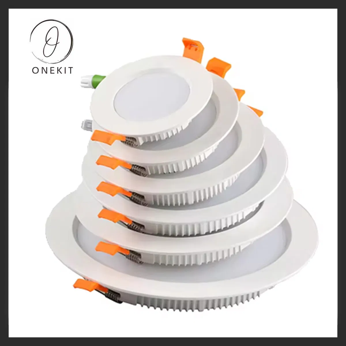 Qualified Warm White LED Lighting 4500K 5500K 6500 140mm 150mm 160mm Downlight