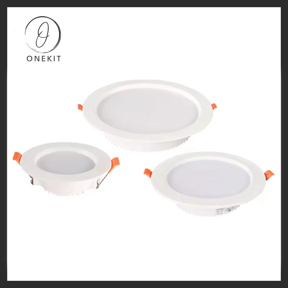 Qualified Warm White LED Lighting 4500K 5500K 6500 140mm 150mm 160mm Downlight