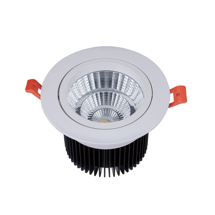 12W IP20/65 Anti-Glare Home Commercial Surface Ceiling Electrical Fittings Housing LED Down Light