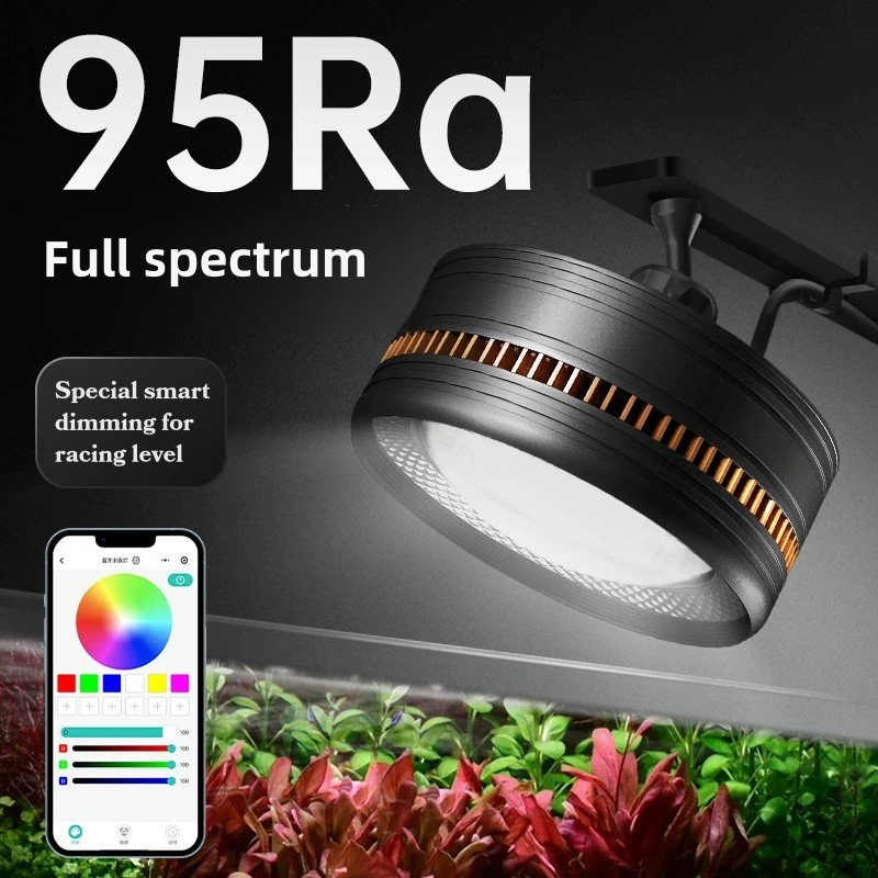 Full Spectrum RGB Aquarium Downlights with WiFi Freshwater LED Plant Light
