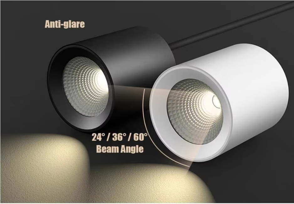 Dimmable LED Suspended Ceiling Downlight Cool Warm Natural White Lighting Downlight Spotlight for Home Hotel