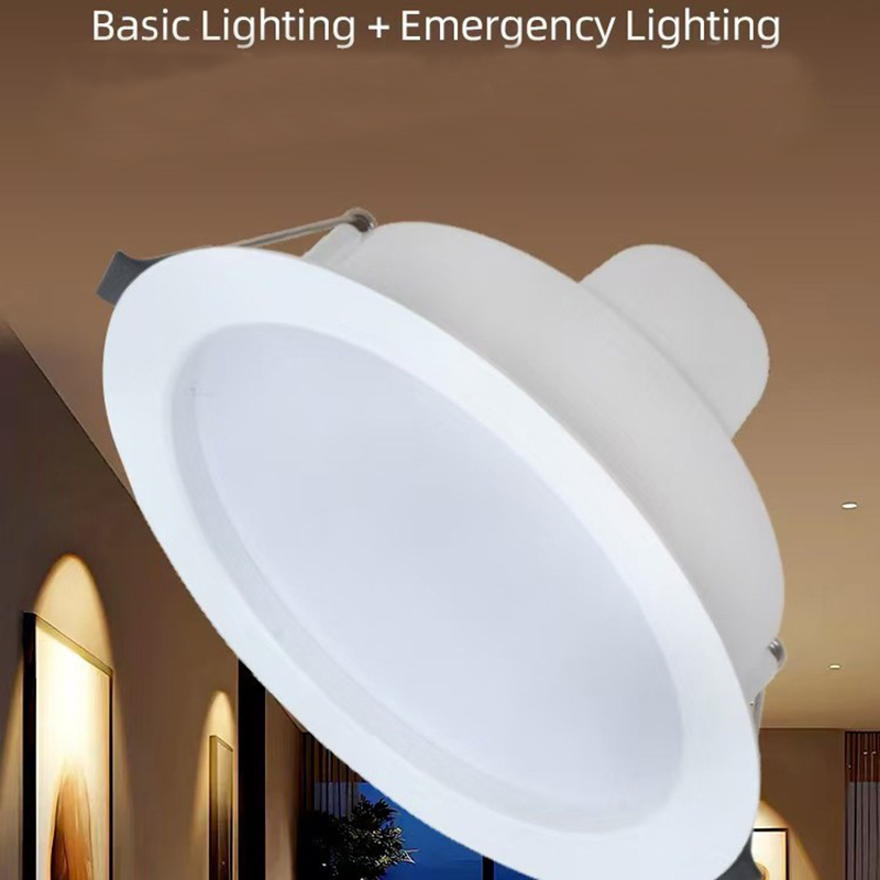 Energy-Efficient Emergency Downlight for Home and Office Spaces
