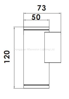 IP65 Warm White Luxury up&Down LED Outdoor Wall Light for Home Entrance