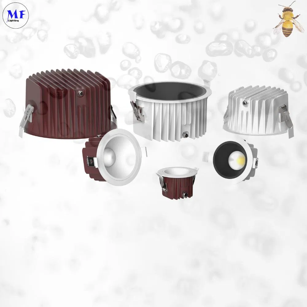 Factory Direct Supply 3 Years Warranty 10W 15W 20W Cutting 2.5 3.5 4 Inch Aluminum IP65 Waterproof Spotlight LED Down Light