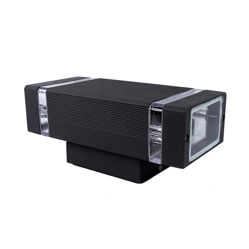Square up and Down Lights Outdoor LED Wall Light 10W Bridgelux Chip Isolated Driver Cool White 6500K IP65 for Garden