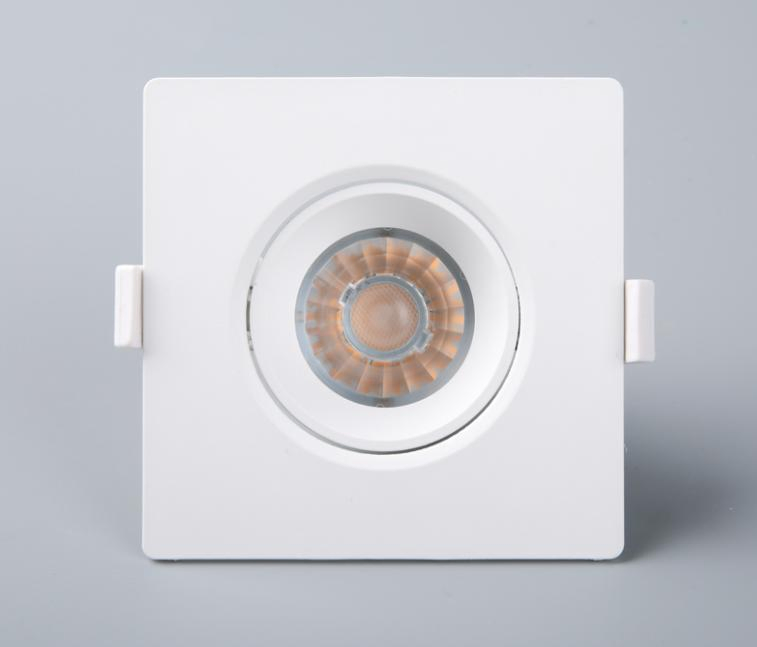 Hot Sell 3W 5W 7W 38° 58 110degree IP20 IP65 Interior and External Used Square Embeded LED Down Light with Warm Cool Pure White