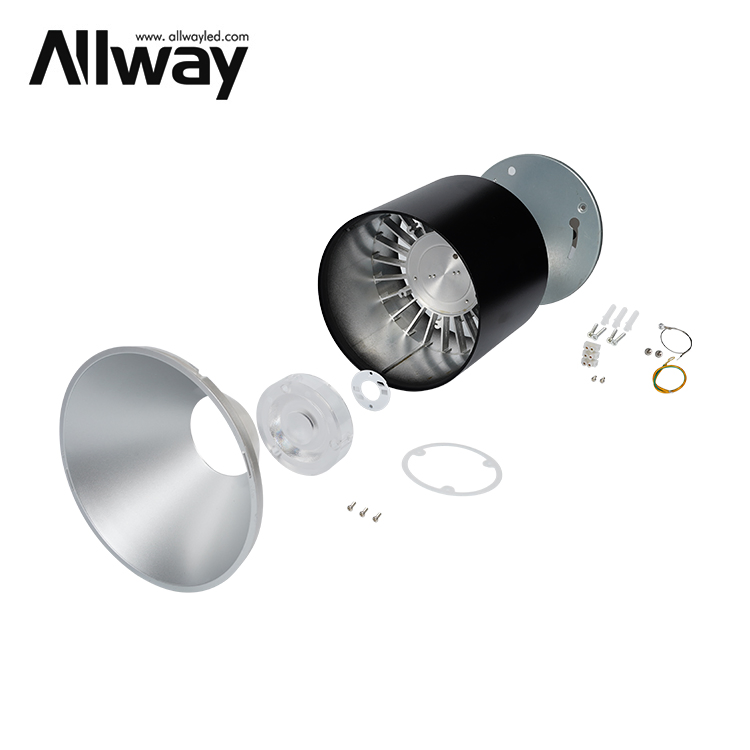 Sleek Aluminum COB IP20 Surface-Mounted Downlight for Modern Interiors