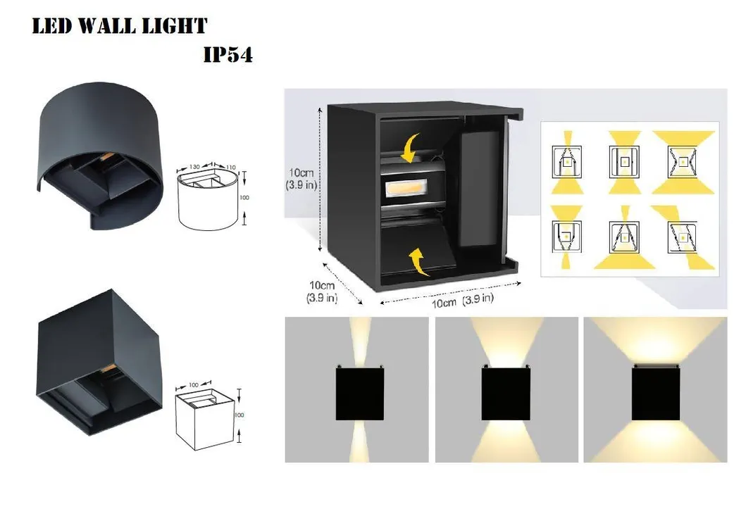 LED Garden Wall Lamp