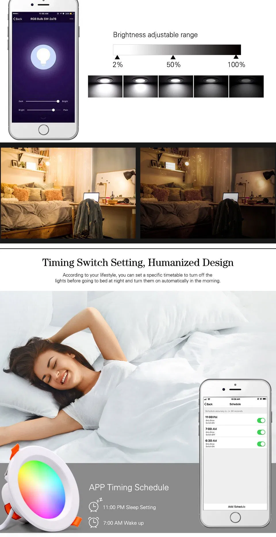 WiFi Smart Lamp Detail