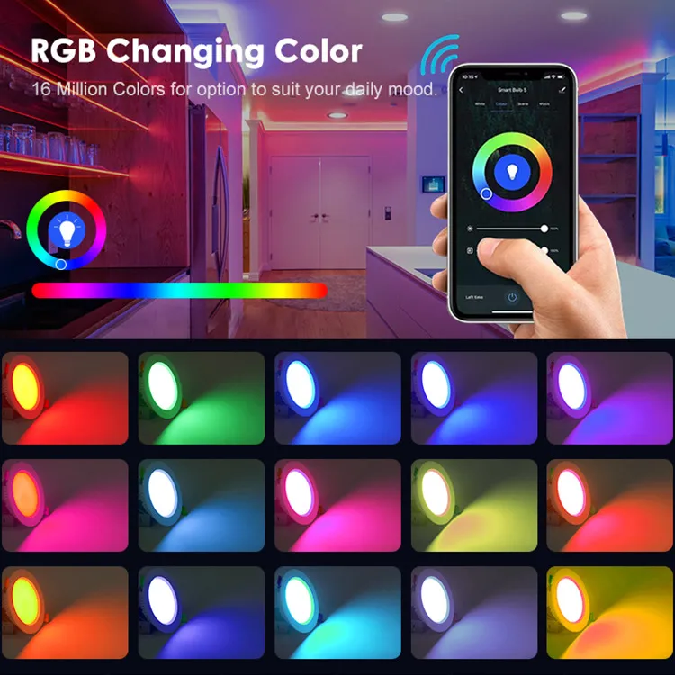 RGB Downlight Recessed Ceiling Light