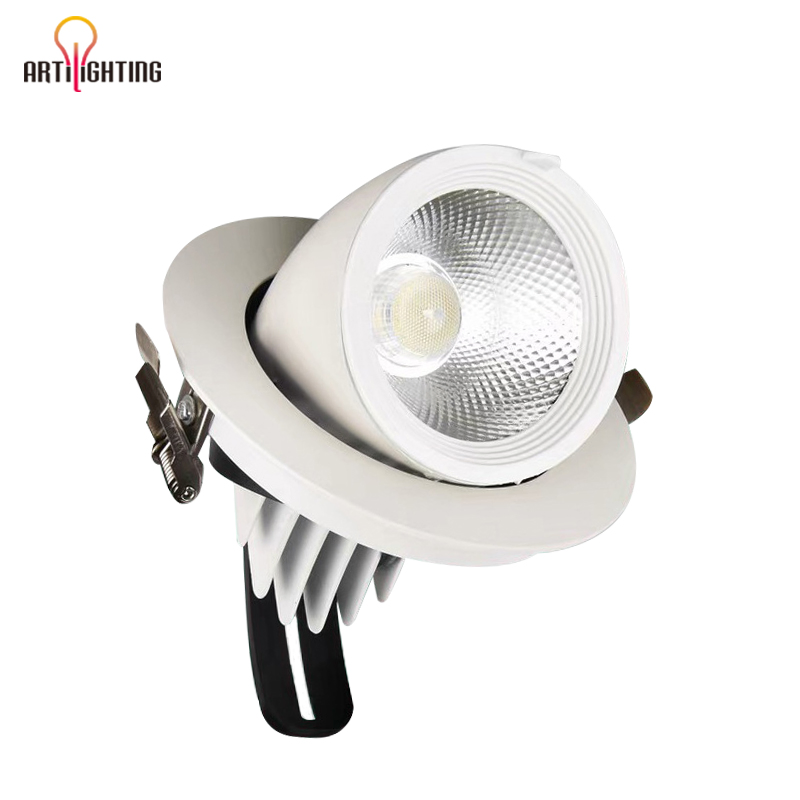 High Efficiency 100lm/W CREE 25W 35W Adjustable Beam Angle 24-Degree LED COB Downlight