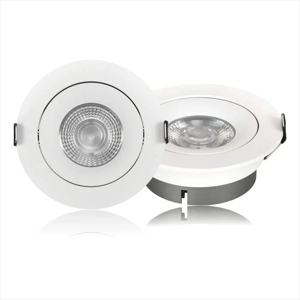 5W - 30W Ultra Thin Adjustable Recessed LED Downlight with Die-Cast Aluminum